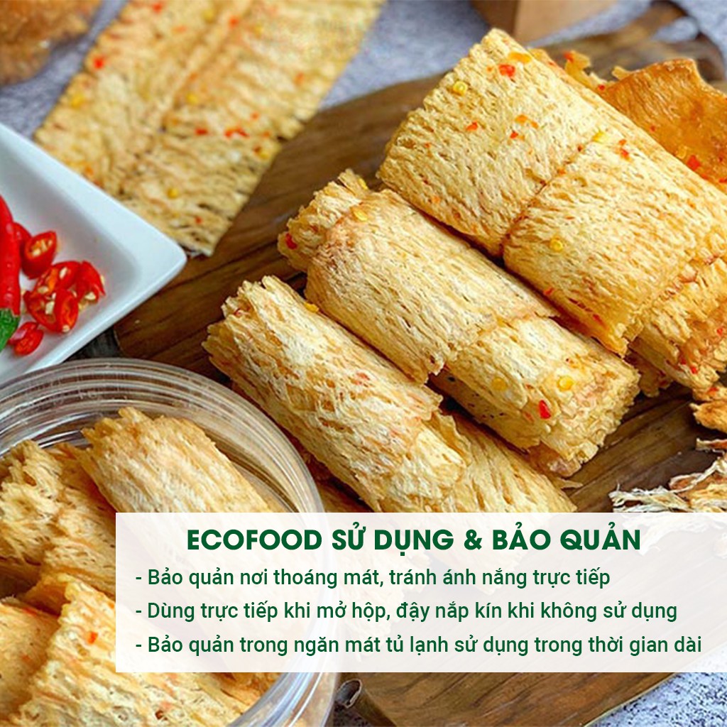 Khô Mực Cán Tẩm Gia Vị Cay 200G Ecofood - Đồ Ăn Vặt Việt Nam Giá Rẻ, An Toàn Vệ Sinh Thực Phẩm | BigBuy360 - bigbuy360.vn