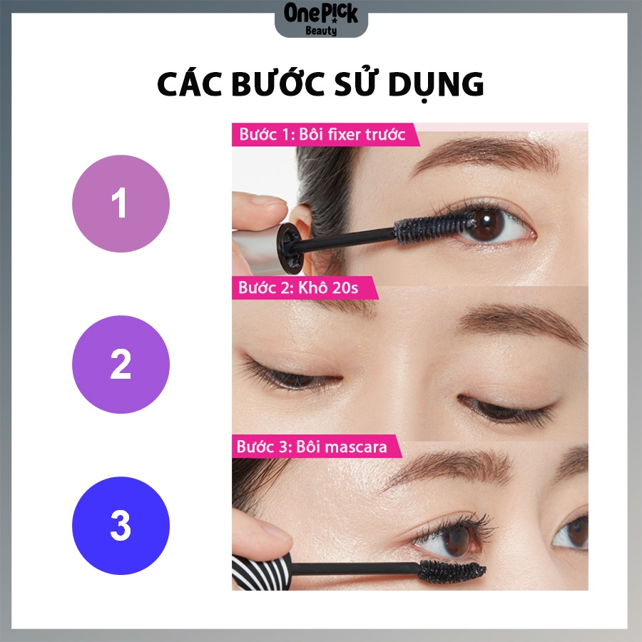 Mascara chải chuốt mi Dr. Mascara ETUDE HOUSE giữ nếp không lem không trôi cả ngày dài 6g
