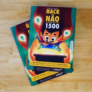 Sách Hack Não 1500 (Phiên bản 2022) Tặng App Hack Não Pro học phát âm miễn phí