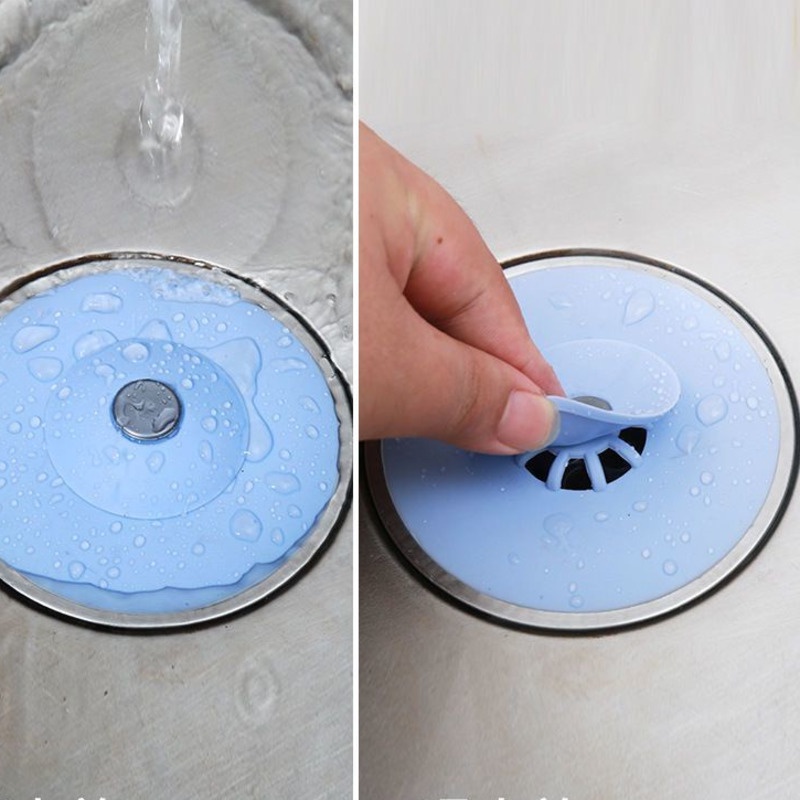 Nắp Đậy Cống Thoát Nước Sàn Nhà Tắm / Nhà Bếp Bằng Nhựa silica gel Chống Mùi Hôi