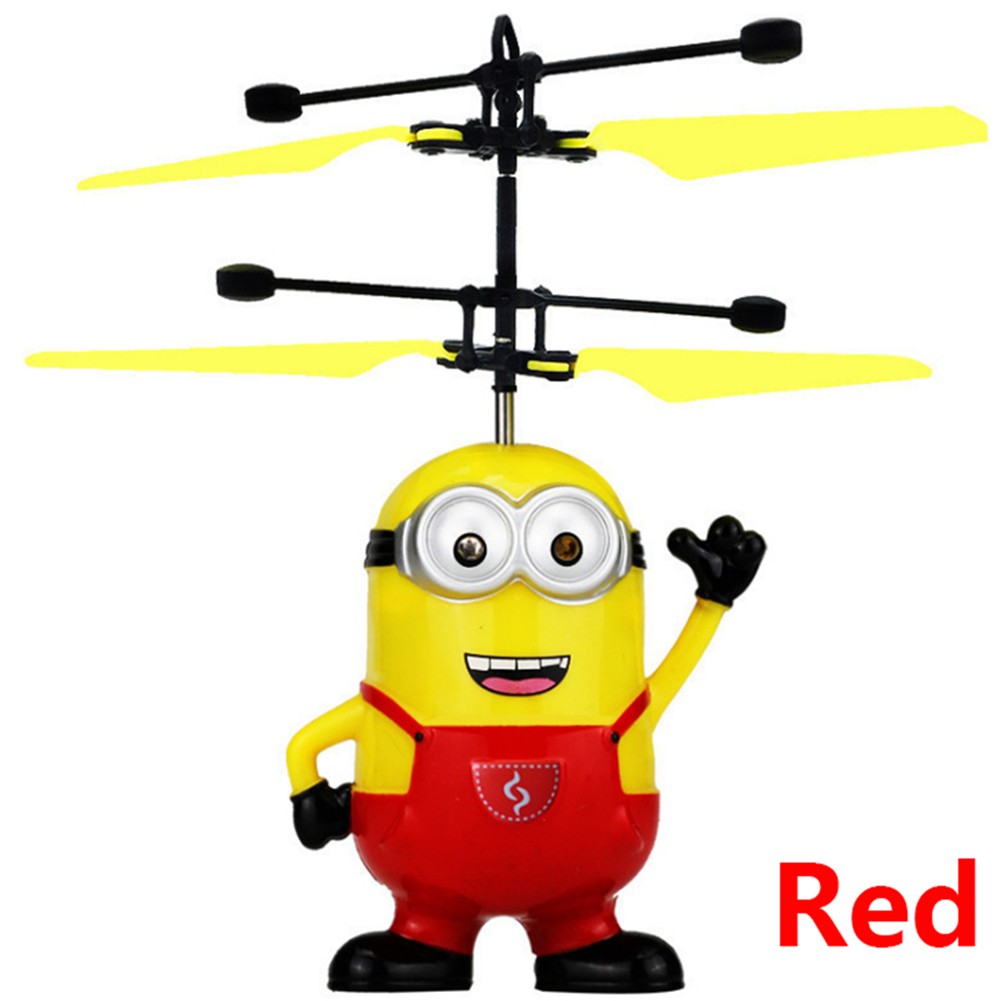 Máy bay trực thăng hình Minion có đèn LED RC
