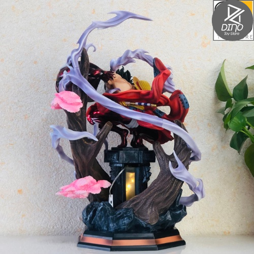 Mô hình luffy snakeman gear 4 có đen led - one piece