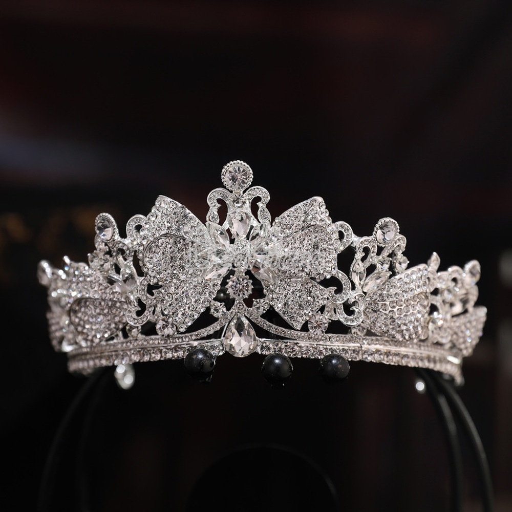 Vương Miện Cô Dâu Đính Đá Thiết Kế Mới Thời Trang Theo Phong Cách Châu Âu