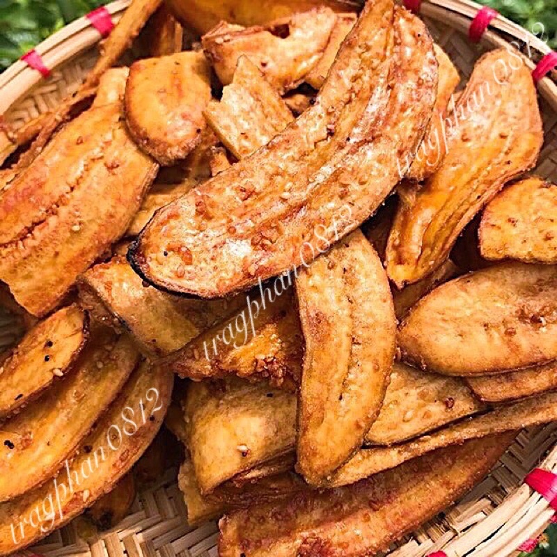 Chuối mè sấy giòn (500g)