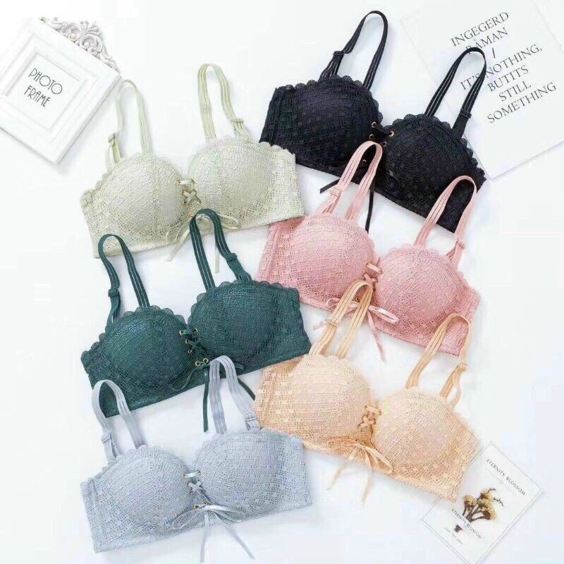 Áo Lót, Áo Ngực Chống Tụt Rút Dây Bee Na - Mút Nâng Bàn Tay 2CM - Siêu Gom& Nâng Ngực Hoàn Hảo có ảnh thật