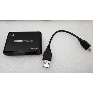 Đầu đọc thẻ nhớ đa năng SSK All In 1 Card Reader, đọc được tất cả thẻ