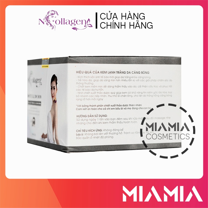 Kem Face Lạnh N Collagen Ban Đêm Chính Hãng 25g