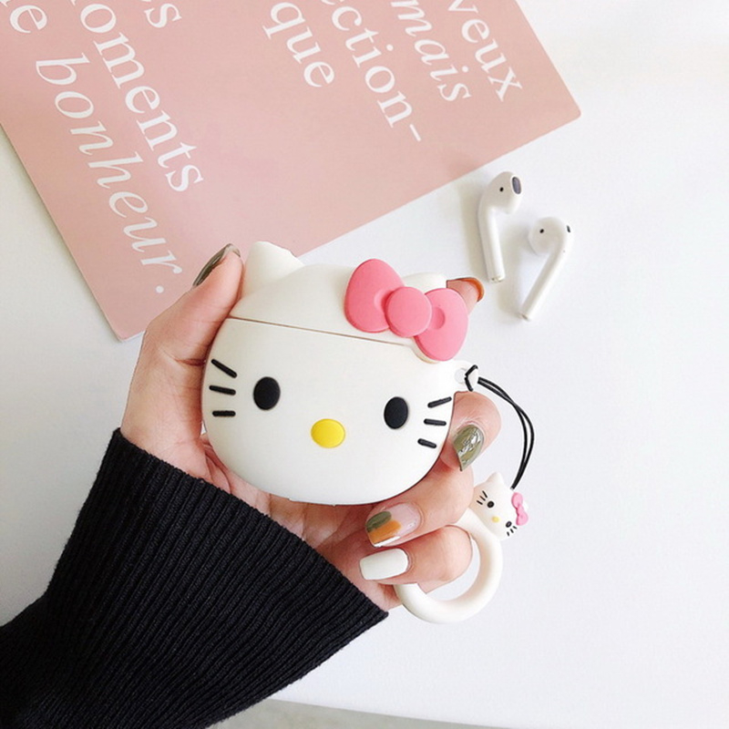 Vỏ Đựng Bảo Vệ Hộp Sạc Tai Nghe Airpods 1 / 2 Hình Củ Cà Rốt Ngộ Nghĩnh I11 / I9S / I12Tws cute