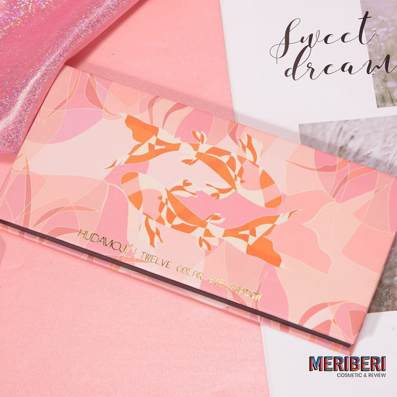 Bảng phấn mắt Perfect Diary kèm cọ hiệu ứng ánh kim nhung mịn 12 màu | BigBuy360 - bigbuy360.vn