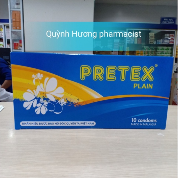 Bao cao su PRETEX PLAIN hộp lớn 100 chiếc