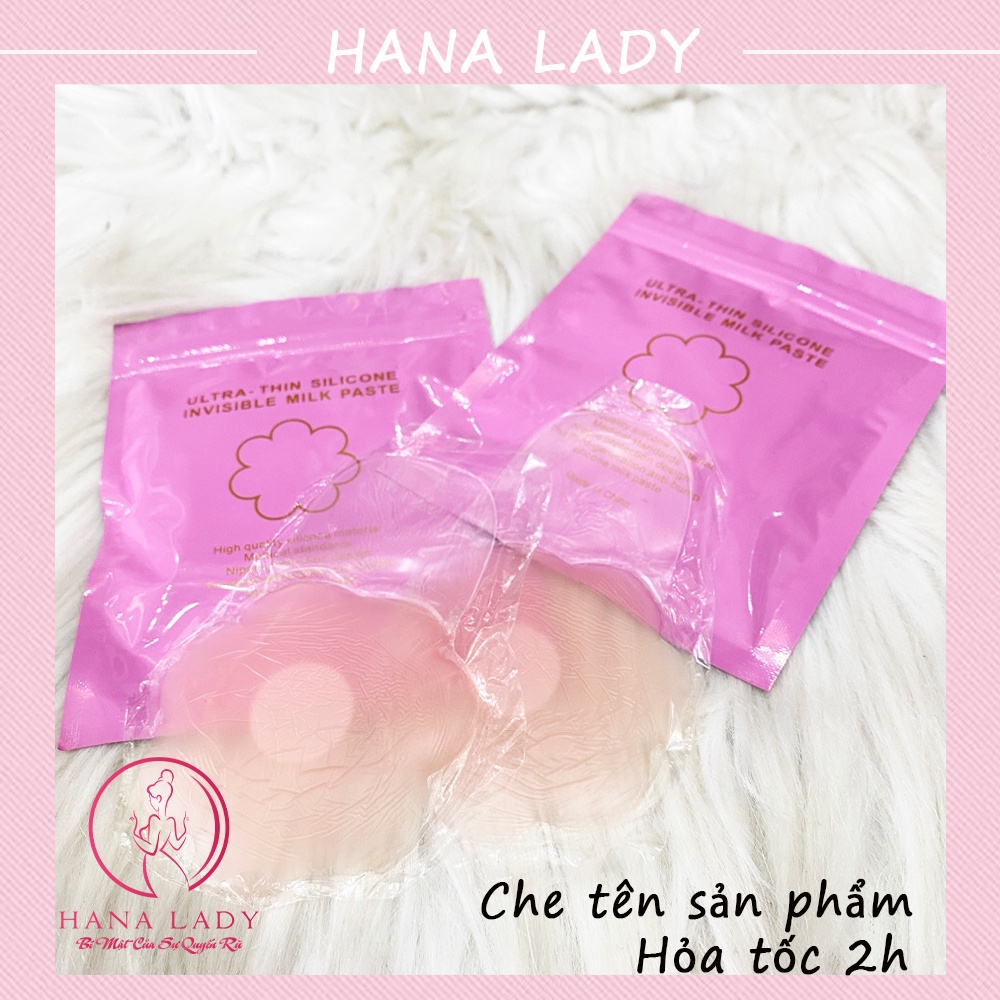 Miếng dán ngực silicon chống xệ - Dán ti nâng ngực trong suốt siêu dính DT022