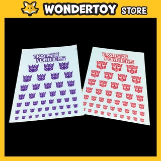 Miếng nhãn dán Decal Transformers Autobot Decepticon