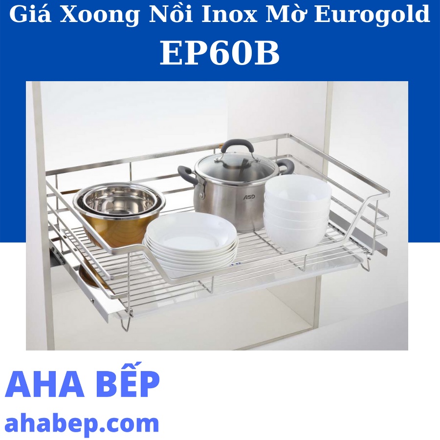 Giá Xoong Nồi Inox Mờ Eurogold - Hàng Chính Hãng