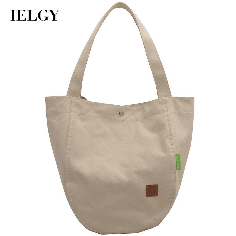 Túi Tote Vải Canvas Đeo Vai Sức Chứa Lớn Thời Trang Cho Nữ