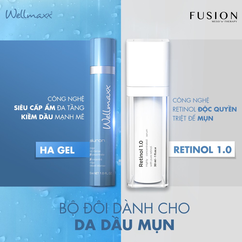 [HÀNG NHẬP KHẨU] Kem Chống Lão Hóa Nám Tàn Nhang Fusion Retinol 1.0 Meso Therapy/Serum Trắng Sáng Da Vitamin C 5.0 -30ml