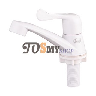 Vòi lavabo lạnh Nhựa ABS NH07 (Trắng)