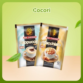 Cà Phê Hòa Tan Gói Malaysia Aik Cheong Combo 2 Vị Capuchino, Macchito COCORI