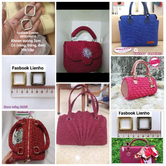 Khoen D vuông  2cm - 4cm