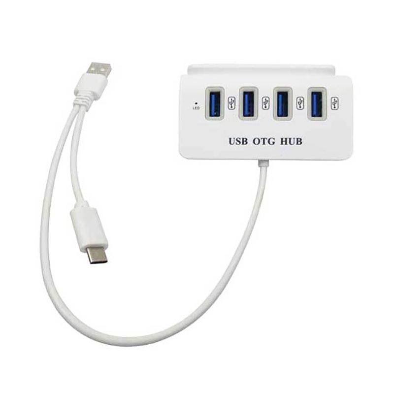 USB OTG HUB - Bộ chia cổng USB có hỗ trợ OTG kết nối với điện thoại