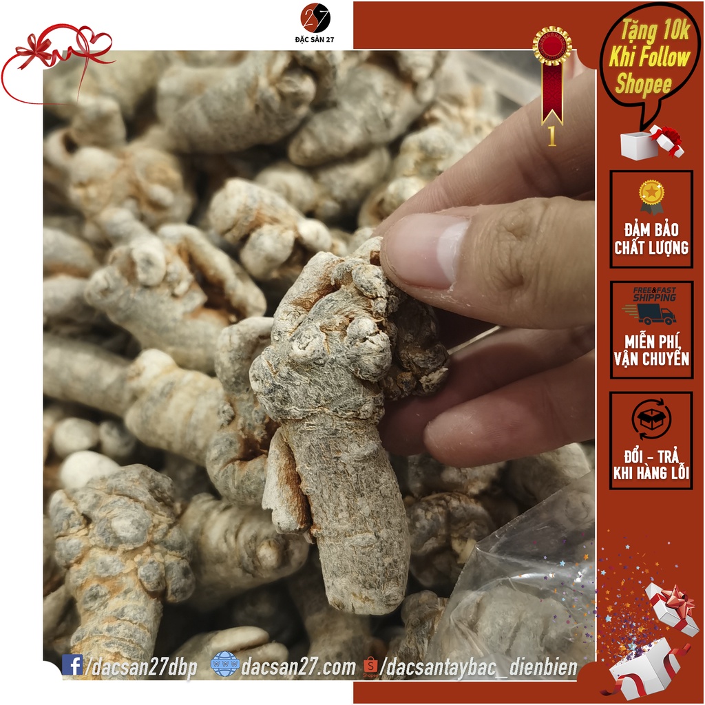 Củ Tam Thất Khô Đủ Loại (500gr) - Đặc Sản Tây Bắc - Đặc Sản 27