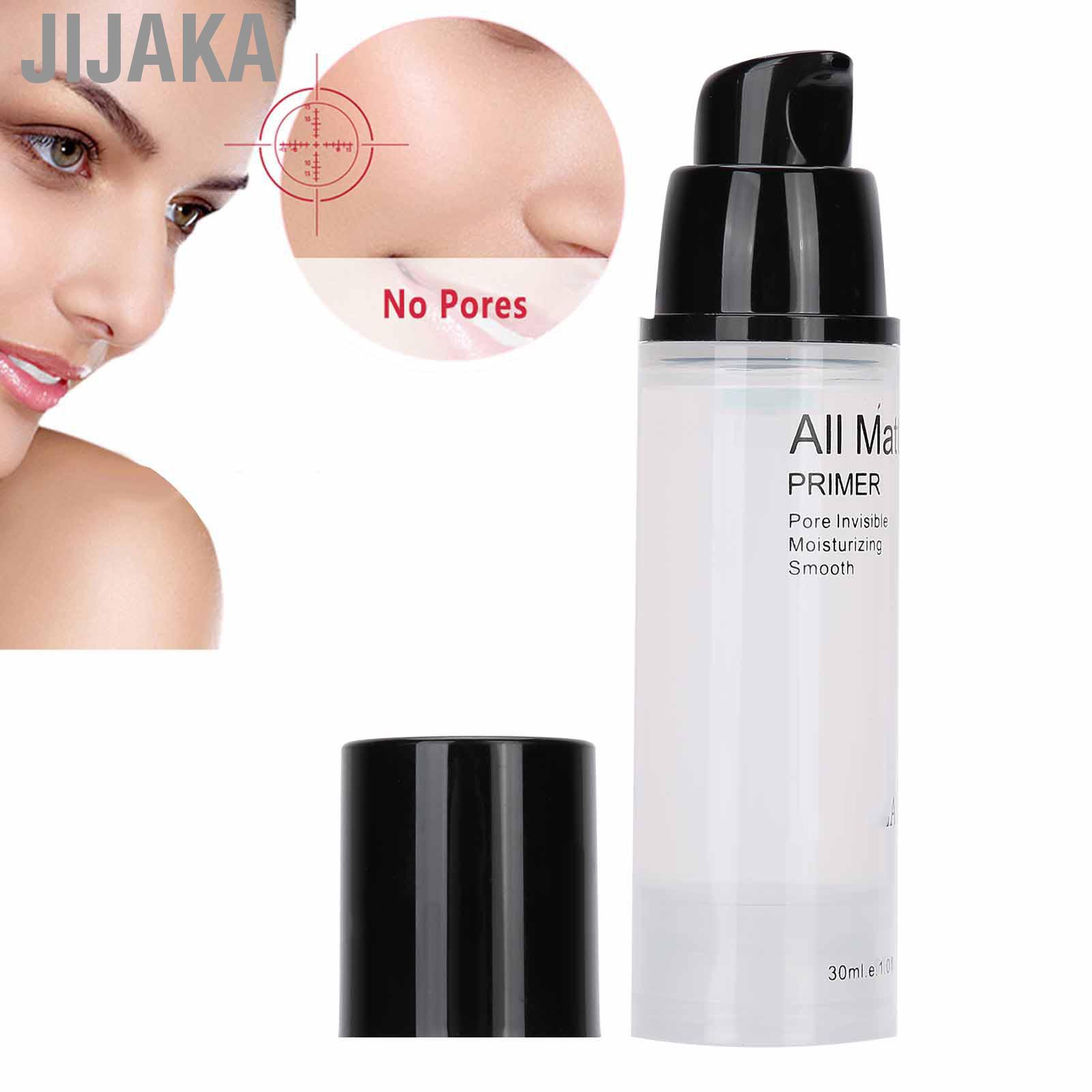 Jijaka Face Foundation Makeup Base Liquid 30ml SACE LADY Primer Whitening Pore Moisturizing