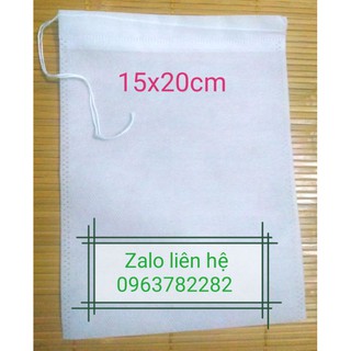 1000 túi lọc trà có dây kích thước 15x20cm _10 bịch 1000 túi