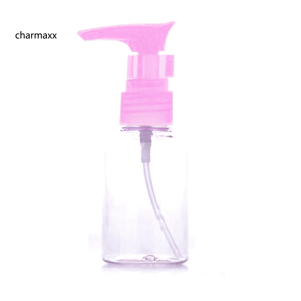 Chai Nhựa Rỗng Trong Suốt 100ml Đựng Dầu Gội Dạng Nhấn Tiện Dụng