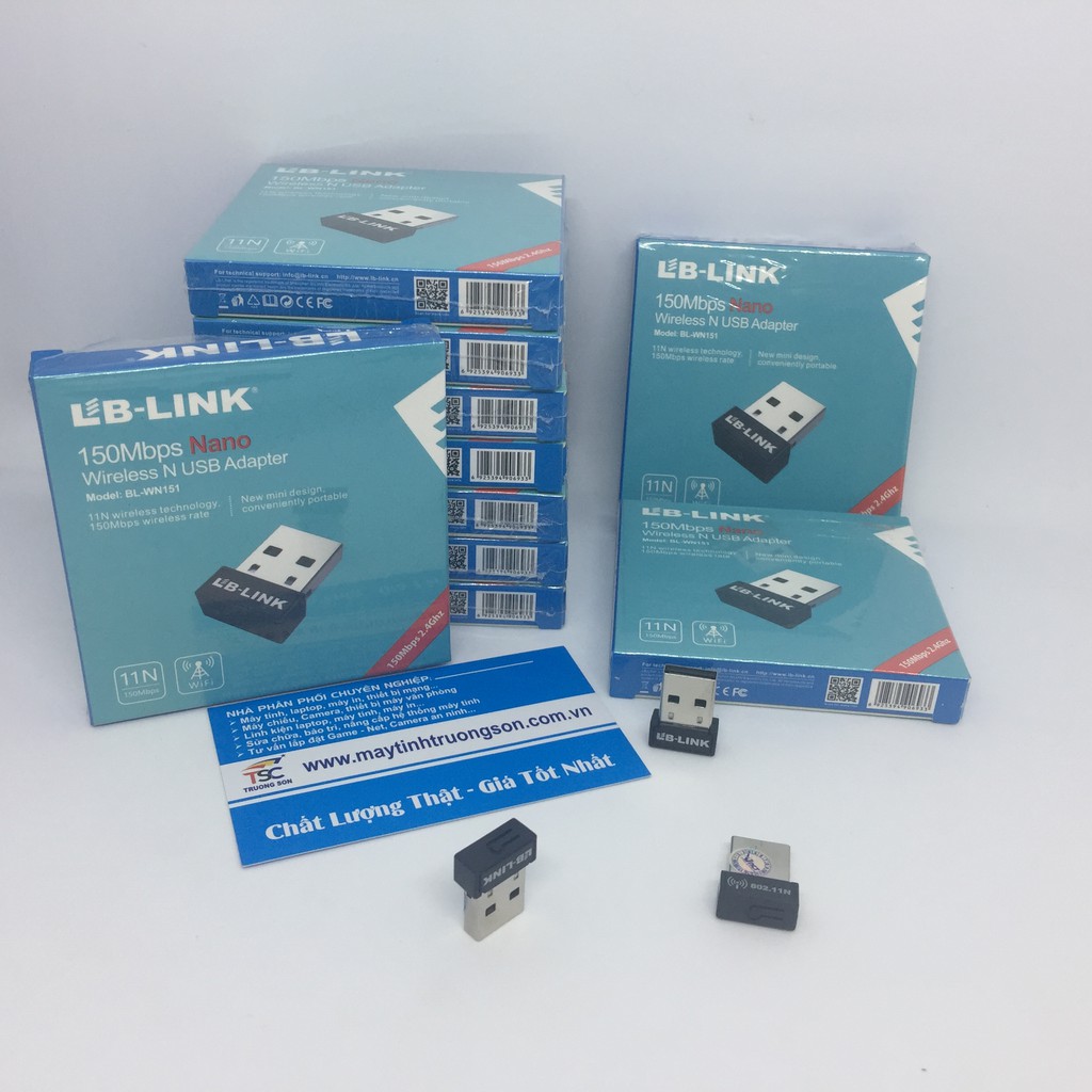 Usb thu wifi LB-LINK BL-WN151 Nano (Đen)