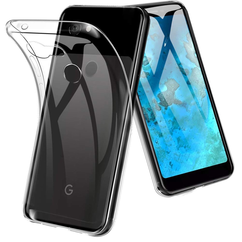 Ốp điện thoại trong suốt siêu mỏng bảo vệ cho Google Pixel 3A XL