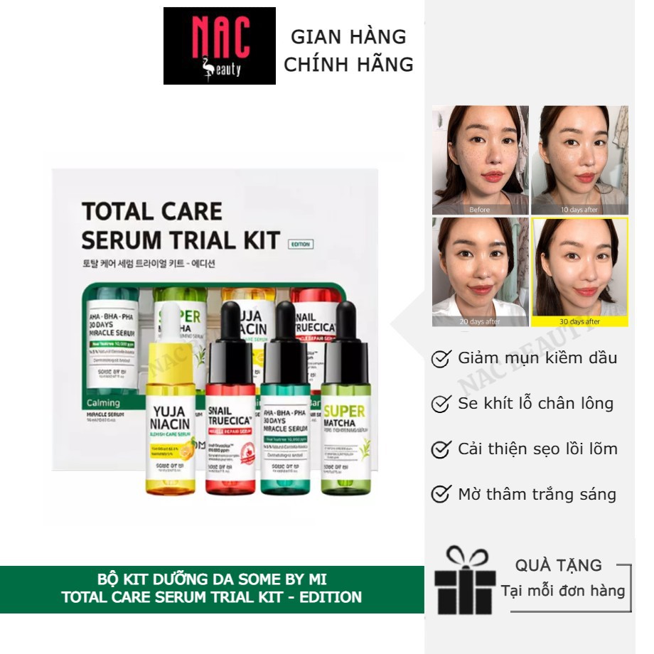 Bộ Kit Dưỡng Da Some By Mi Total Care Serum Trial Kit