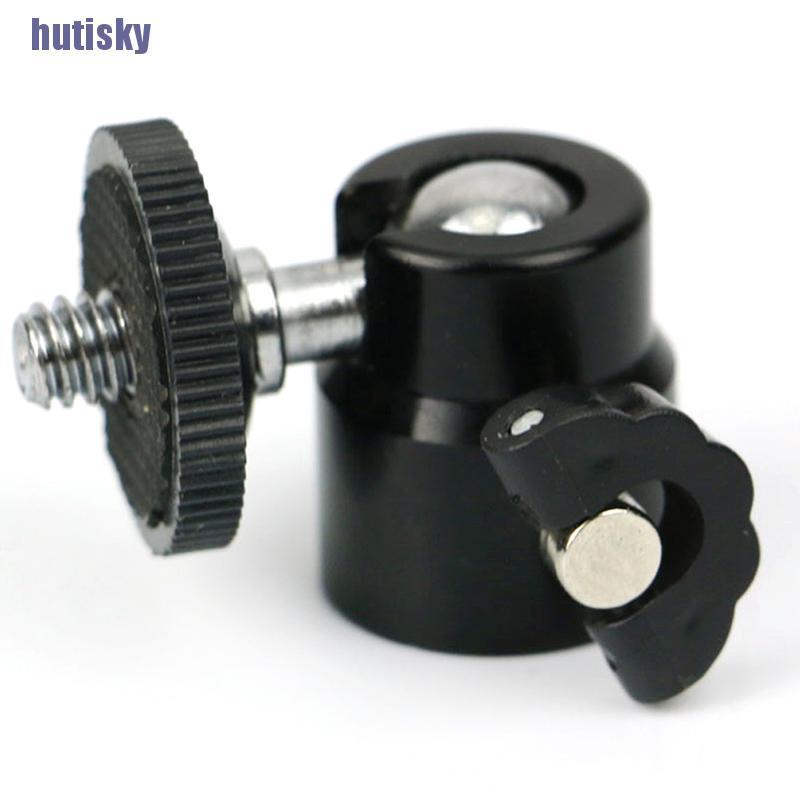 Giá Đỡ Đầu Bi Xoay 360 Độ Hutisky Mini 1 / 4 "Cho Máy Ảnh Dsdd