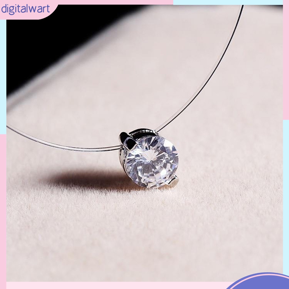 Dây Chuyền Mặt Tròn Đính Đá Thời Trang Cho Nữ