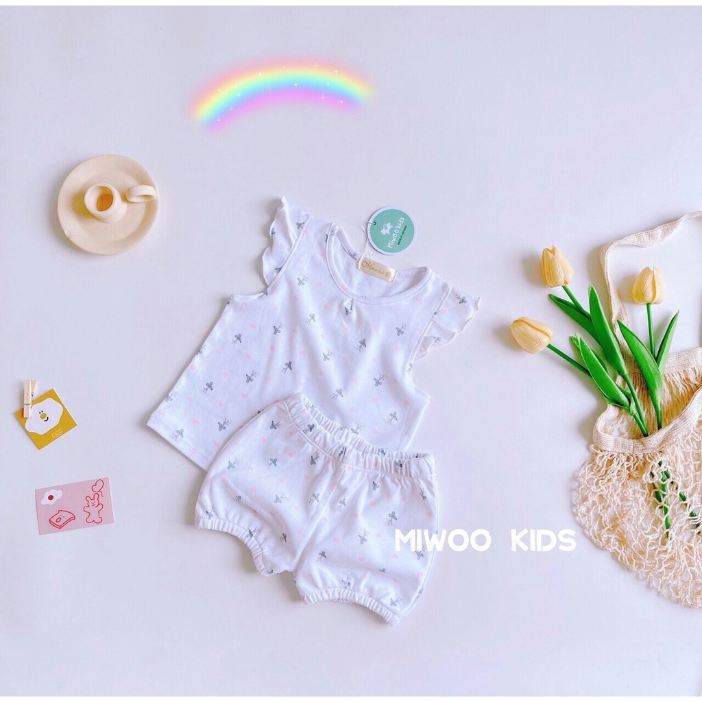 ( 13 - 17 kg ) Bộ cánh tiên mặc nhà cho bé gái