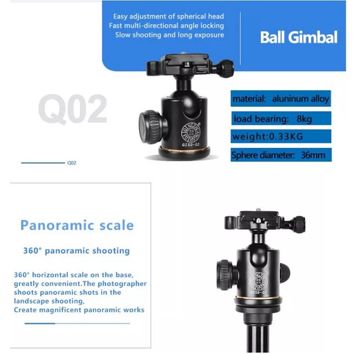 Chân Máy Ảnh Tripod Beike Q-996H HL Lighting