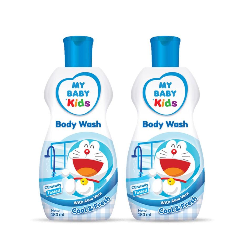 Set 2 Nước Tẩy Trang 180ml Hình Doraemon Cho Bé