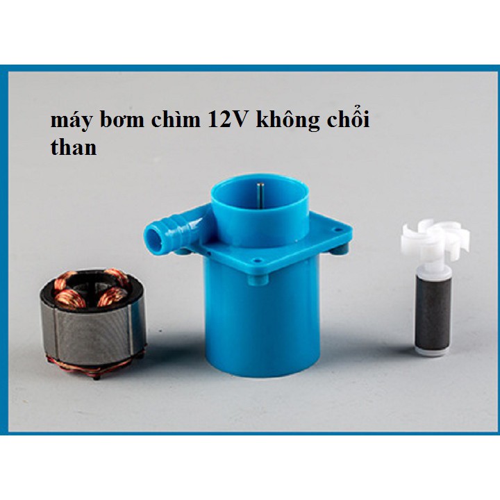 máy bơm chìm bể cá 12v không chổi than siêu khỏe 18W bơm cao 3m