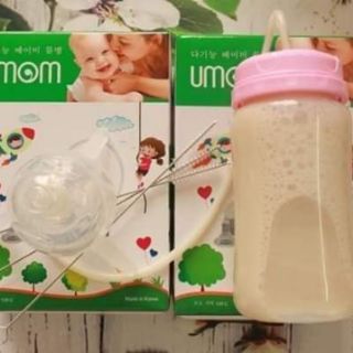 Bình sữa rảnh tay UMOM cho bé ( 330ml )