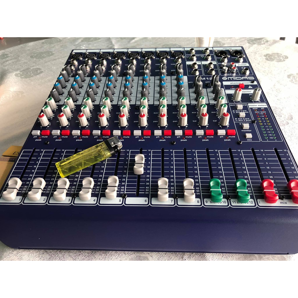BÀN MIXER MIDAS DM12-CHÍNH HÃNG DÙNG CHO SHOW SÂN KHẤU SỰ KIỆN