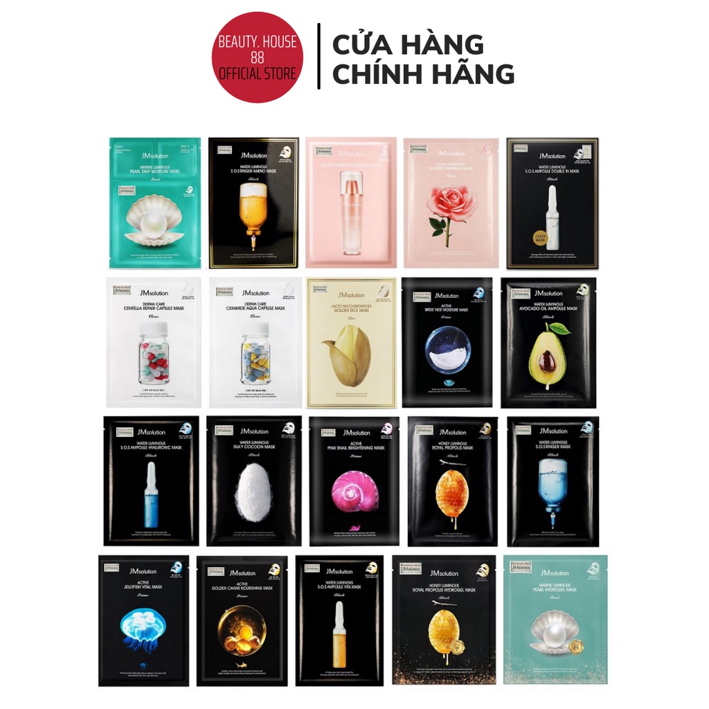 Mặt nạ JM Solution Dưỡng Trắng Căng Bóng Da