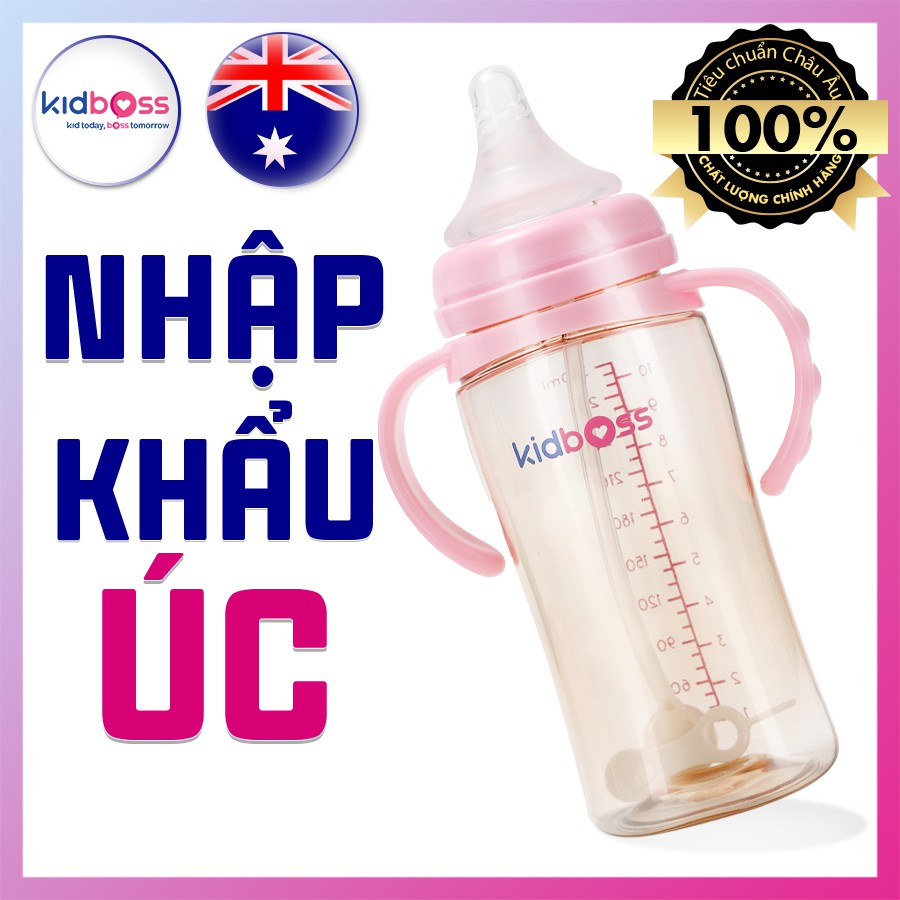 Bình Nhập Khẩu Úc Kidboss PPSU 300ml