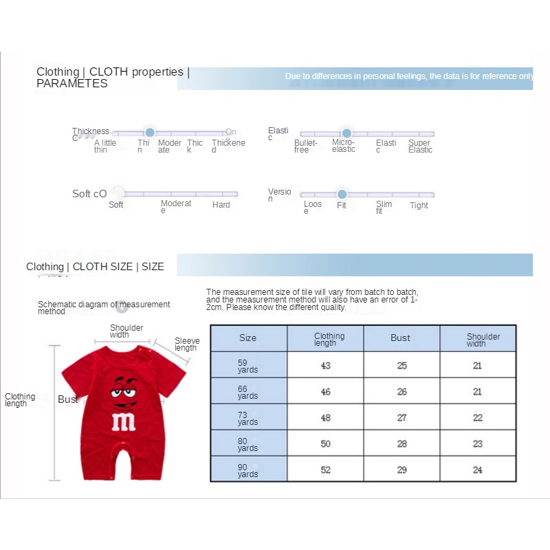 Đồ ngủ liền thân tay ngắn chất liệu cotton in họa tiết hoạt hình cho bé sơ sinh 0-24 tháng tuổi