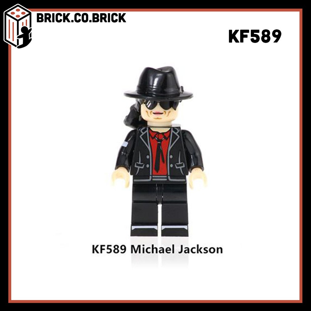 KF6047 - Đồ chơi lắp ráp minifigures - mô hình và lego cố ca sĩ nhạc pop nổi tiếng nhân vật Michael Jackson