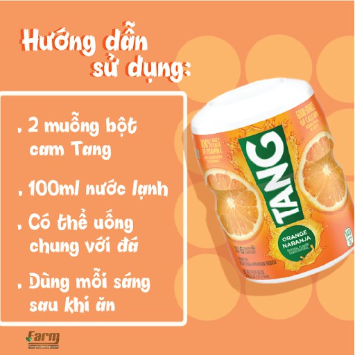 [Mã 77FMCGSALE1 giảm 10% đơn 250K] Bột cam Tang MỸ TĂNG SỨC ĐỀ KHÁNG CHO CƠ THỂ HỘP 566g DATE 9 2022 | BigBuy360 - bigbuy360.vn