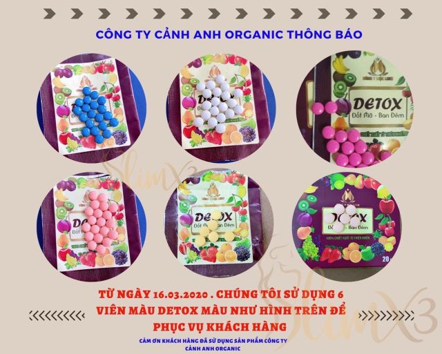 Combo 2 Hộp giảm cân đông y mộc linh tặng 40 VIÊN DETOX ĐÊM