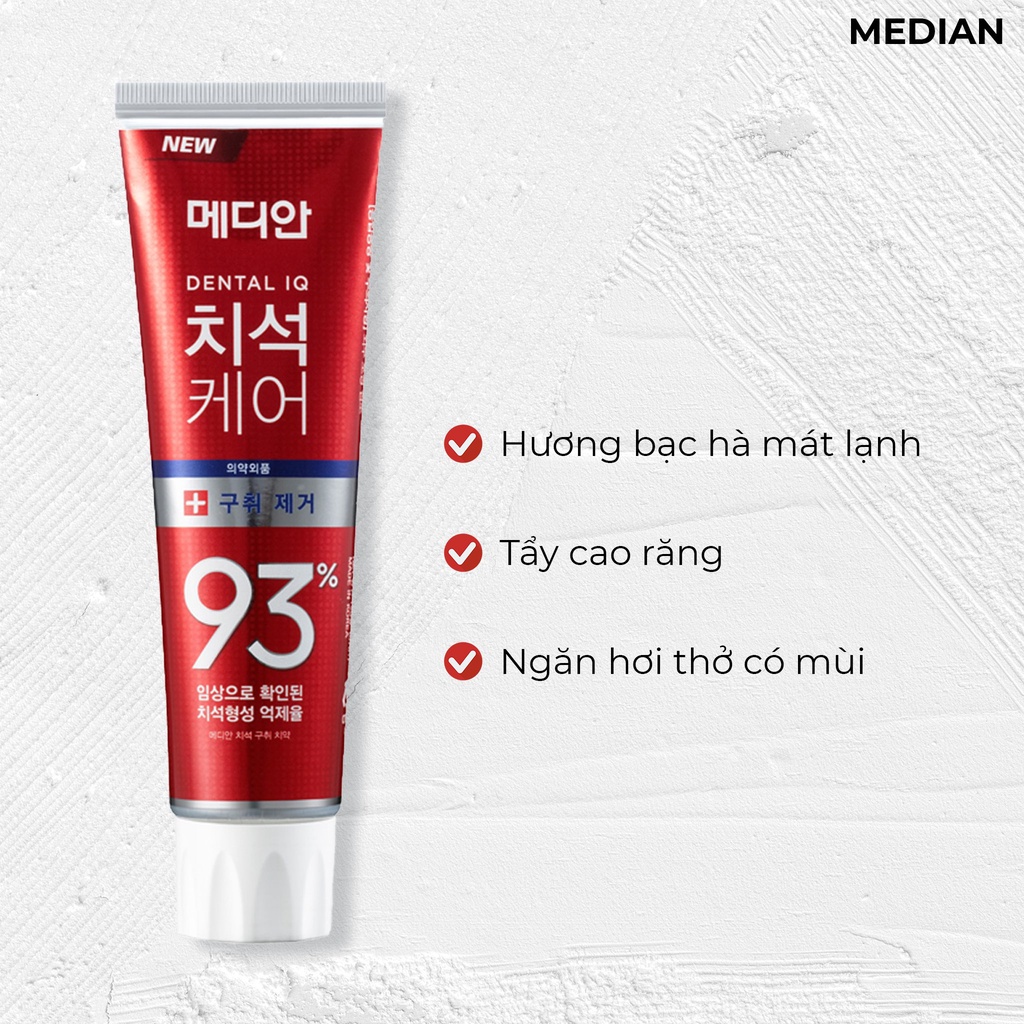 Kem đánh răng Median Dental IQ Orignail 93% 120g