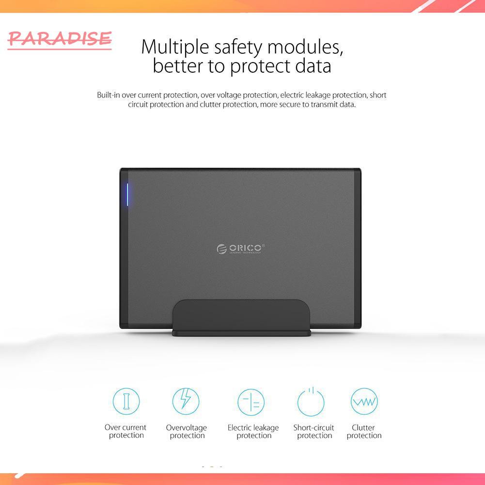 Hộp Đựng Ổ Cứng Ngoài Orico 7688c3 3.5 Inch Type-C Usb3.1 | BigBuy360 - bigbuy360.vn