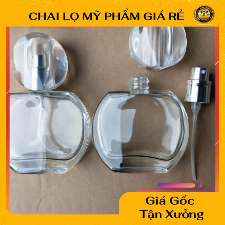 Lọ Chiết Nước Hoa ❤ RẺ VÔ ĐỊCH ❤ Lọ chiết nước hoa XO nút bầu 30ml , lọ dầu thơm , phụ kiện du lịch