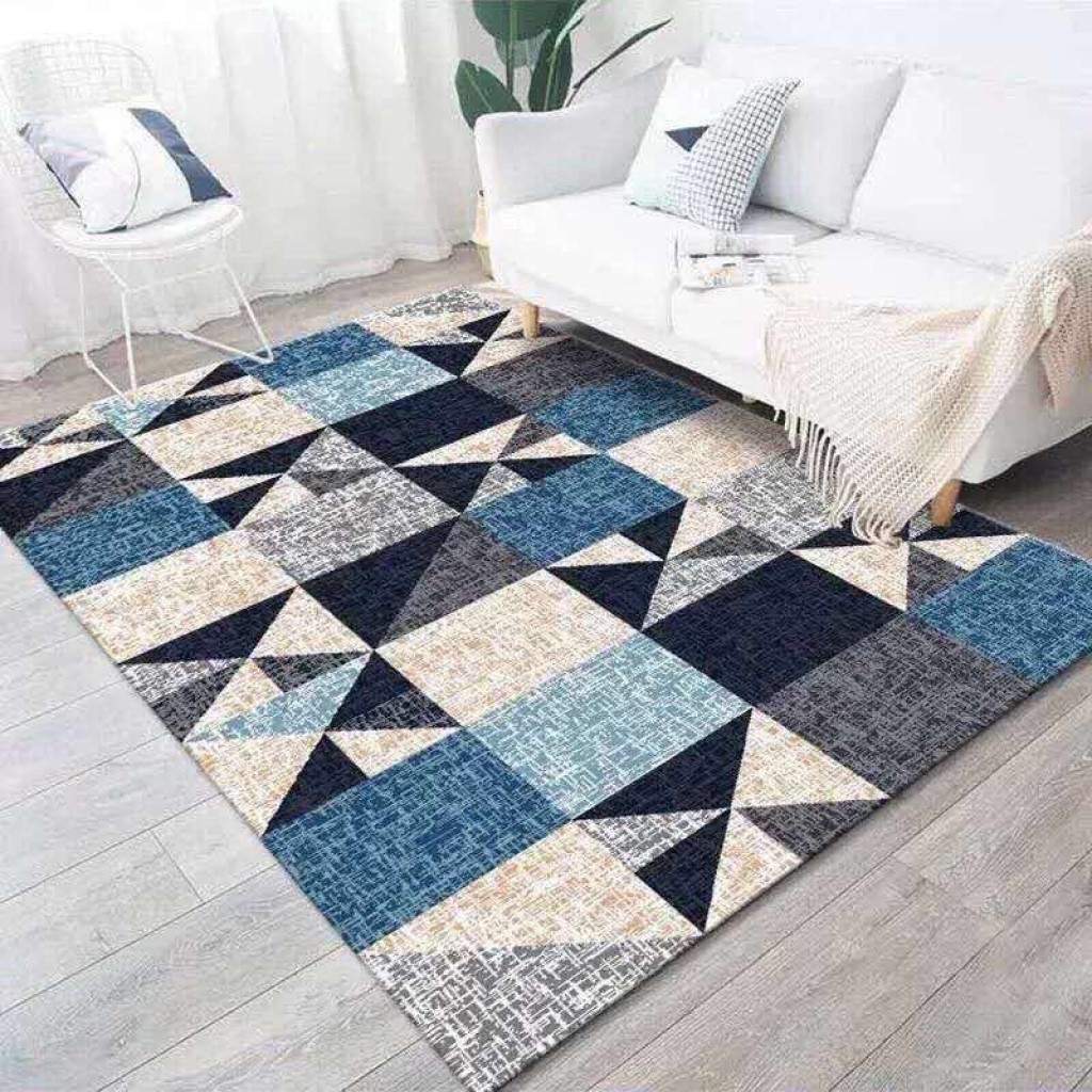 Thảm Trải Sàn Phòng Khách Cao Cấp Đủ Mẫu Mới Sang Trọng, Thảm Trải Sàn Hiện Đại Kích Thước 1m6x2m3 và 2mx3m