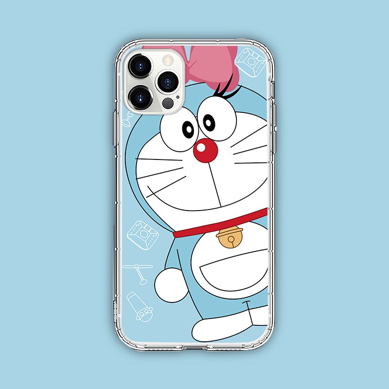 Ốp lưng mềm hoạt hình Doraemon iPhone 12 pro max iPhone11 Pro Max cover iPhone7 8 Plus SE 2020 X XR Xsmax