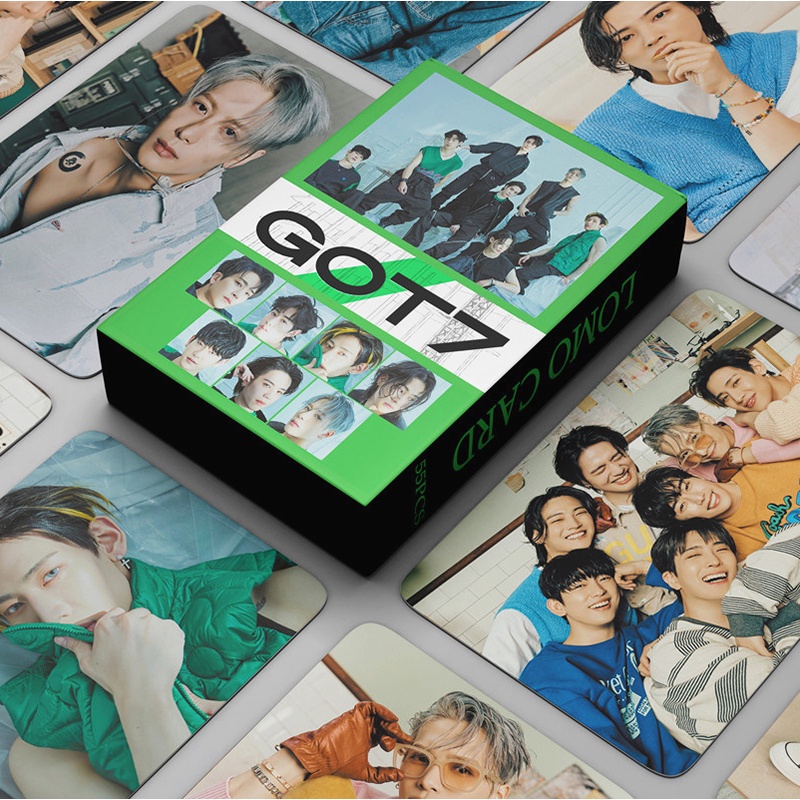 Hộp 55 Thẻ Hình Nhóm Nhạc GOT7